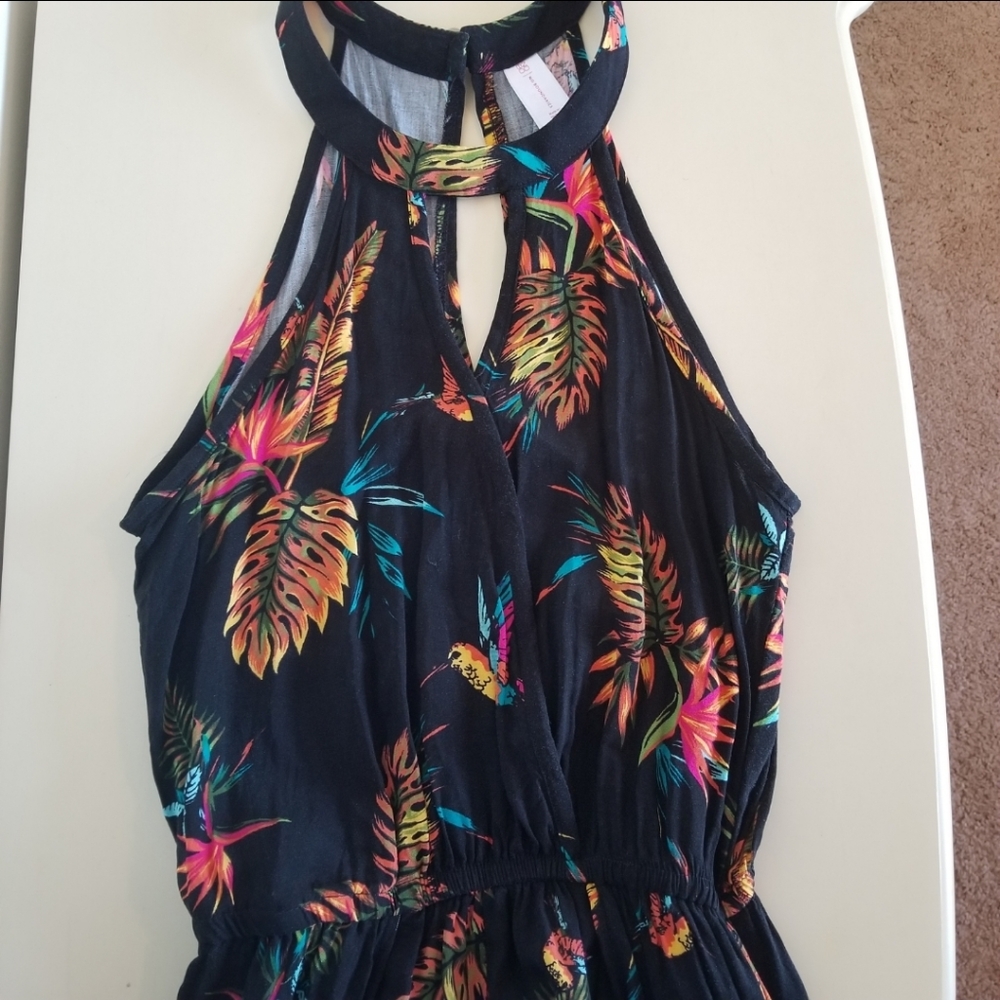 Tropical Romper Dress - Picture 6 of 7